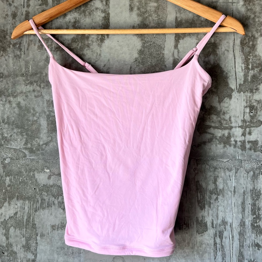Pink Spaghetti Strap Top